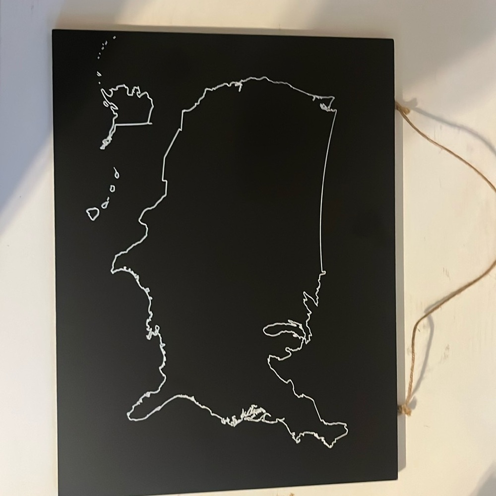 USA map. Wall decoration